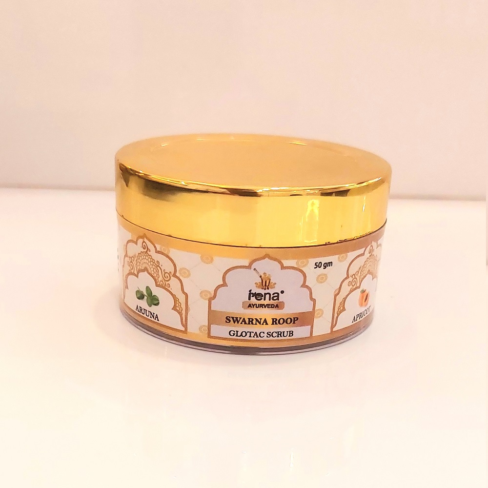 Glotac - Instant Tan Removal Skin Glow Scrub by IENA Ayurveda - 50 GM