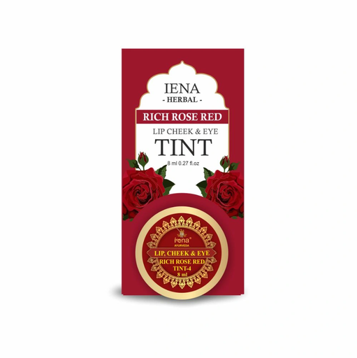 Rich Rose (Red) Lip Tint by IENA Ayurveda (Trending)