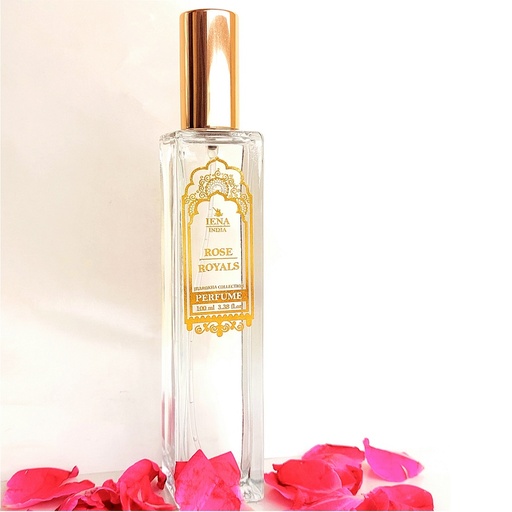 Rose Royals - Perfume (Floral Rose Petal Daily Wear) by IENA Ayurveda (Bestseller)